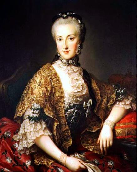 Martin van Meytens Portrait of Archduchess Maria Anna of Austria oil painting image